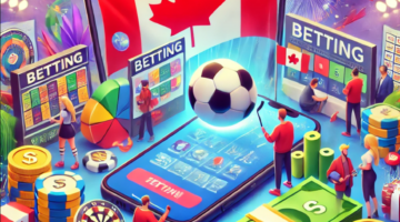 Illustration of sports betting in Canada