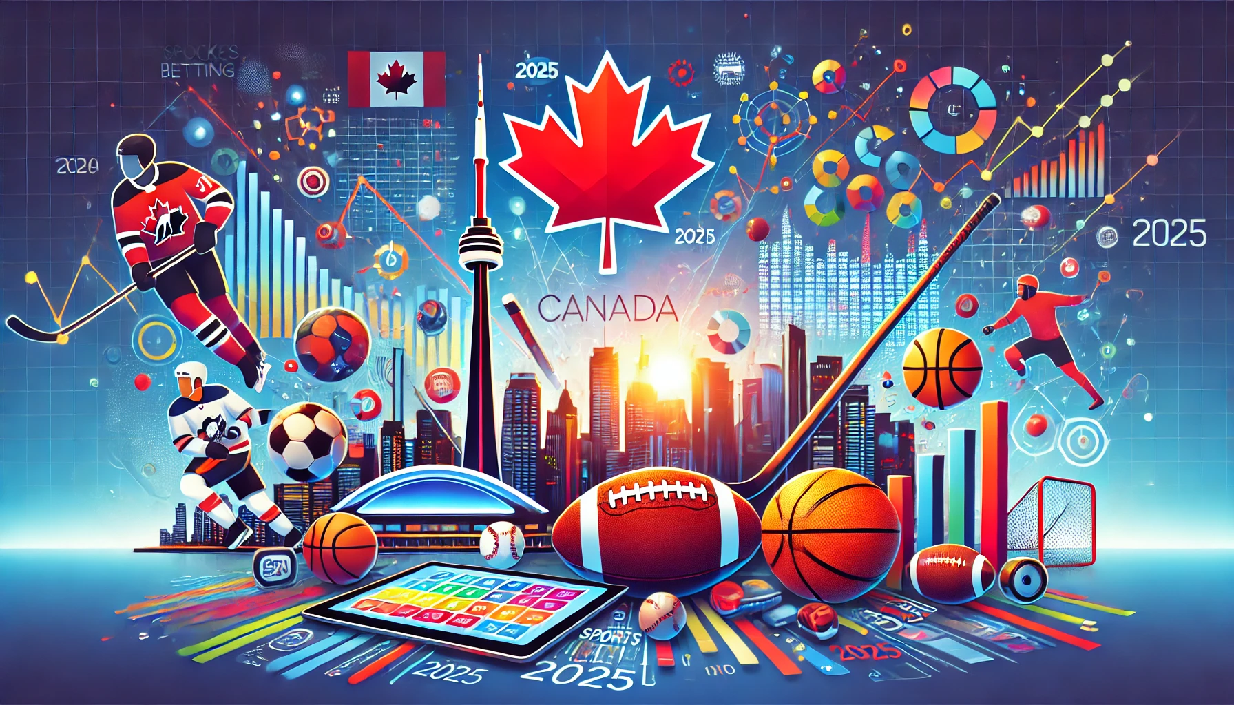 Illustration of Canada's top sporting events