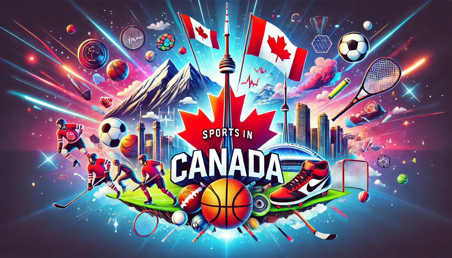 Illustration of Canadian sports